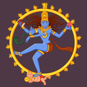 Shiv In Natraj Painting Self Adhesive Sticker Poster