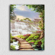 Waterfall Landscape Canvas
