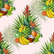 Bunch Of Fruits Art Self Adhesive Sticker For Refrigerator