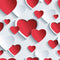 3D Heart Self Adhesive Sticker For Refrigerator