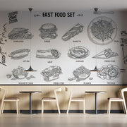 Fast Food Set Customize Wallpaper