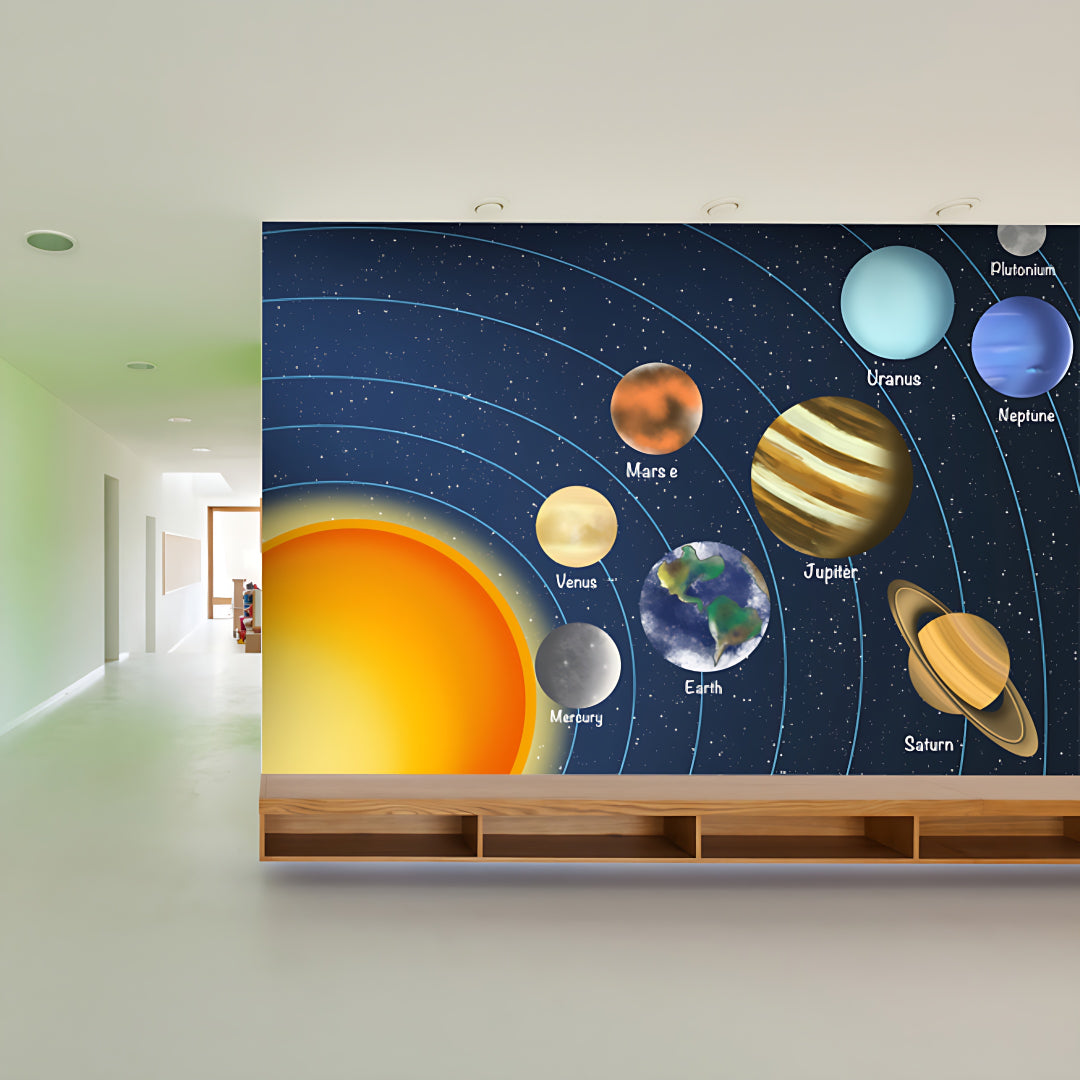 Planets Paper Print Wallpaper