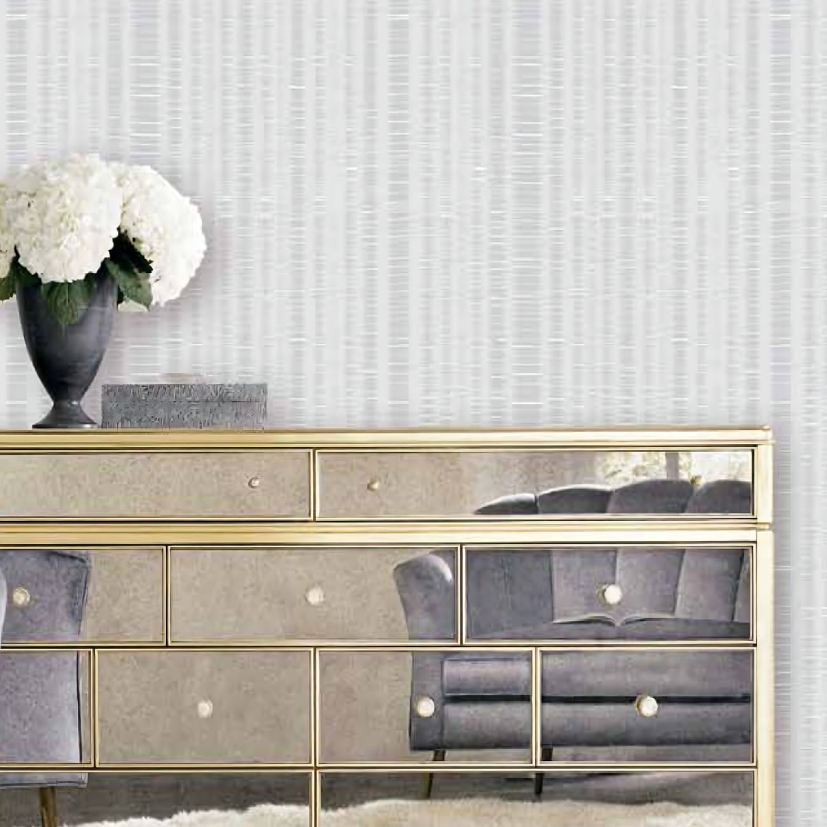 Shine 2 Plain Grey Wallpaper