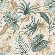 Green Gray Leafs Design Self Adhesive Sticker For Cabinet