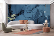 Black Acrylic Pours Wallpaper