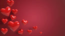 Red Shiny Heart Wallpaper
