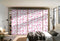 Pink Flowers In 3D Self Adhesive Sticker For Wardrobe