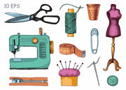 Tailoring Tools Wallpaper
