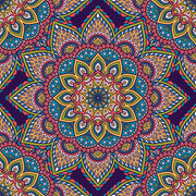 Mandala Art Self Adhesive Sticker For Table