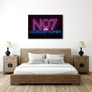 No. 7 Cricket Wall Art