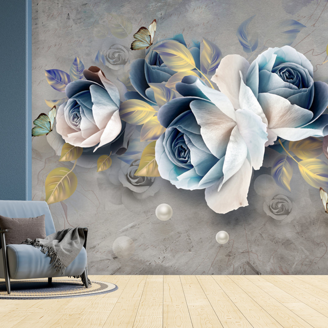Shaded Flowers Customize Wallpaper