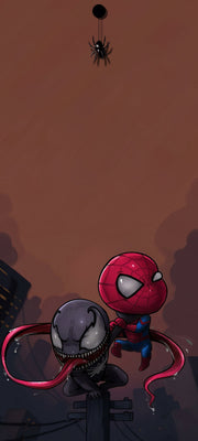 Spiderman Anime Self Adhesive Sticker For Door