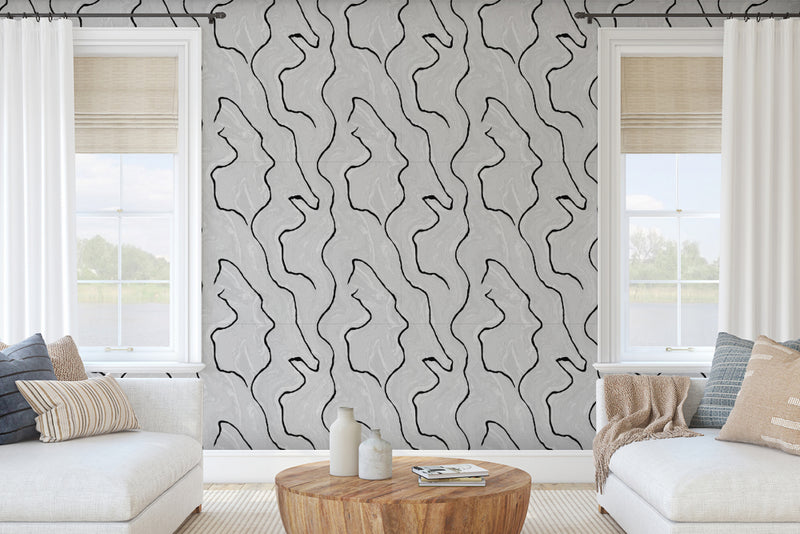 Metalina Abstract Wallpaper