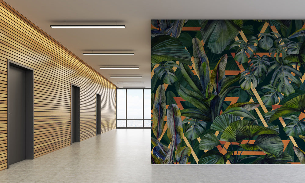 Green Plant Leaves Tropical Wallpaper