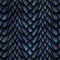 Blue Shaded 3D Art Pattern Self Adhesive Sticker For Wardrobe