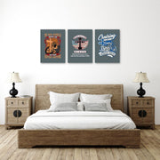 Biker Quotes Wall Art, Set Of 3