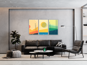 Mountains Background, Set Of 3