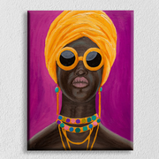 African Women Art Canvas
