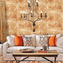 Romania Brocade Bronze Damask Wallpaper