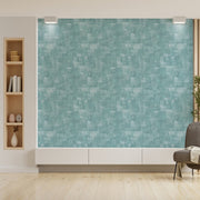 Rustico Blue Grey Abstract Wallpaper