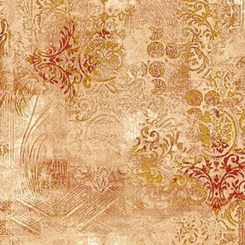 Romania Brocade Bronze Damask Wallpaper