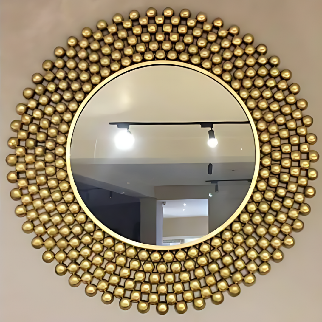 Outdoor Circle Mirror: Enhance Your Space with Wall Hanging Beauty