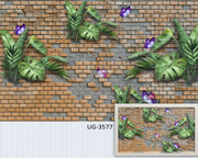 Purple butterfly on wall art