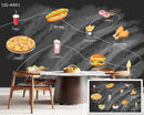 Fast Food trip Cafe Wallpaper