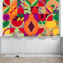 Fruits Geometry Art Customize Wallpaper