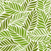 Green Leafs Design Self Adhesive Sticker For Cabinet