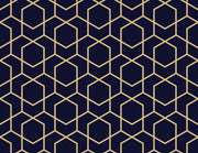 Gold 3D Sketch Self Adhesive Sticker For Wardrobe