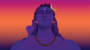 Adiyogi Statue Self Adhesive Sticker Poster