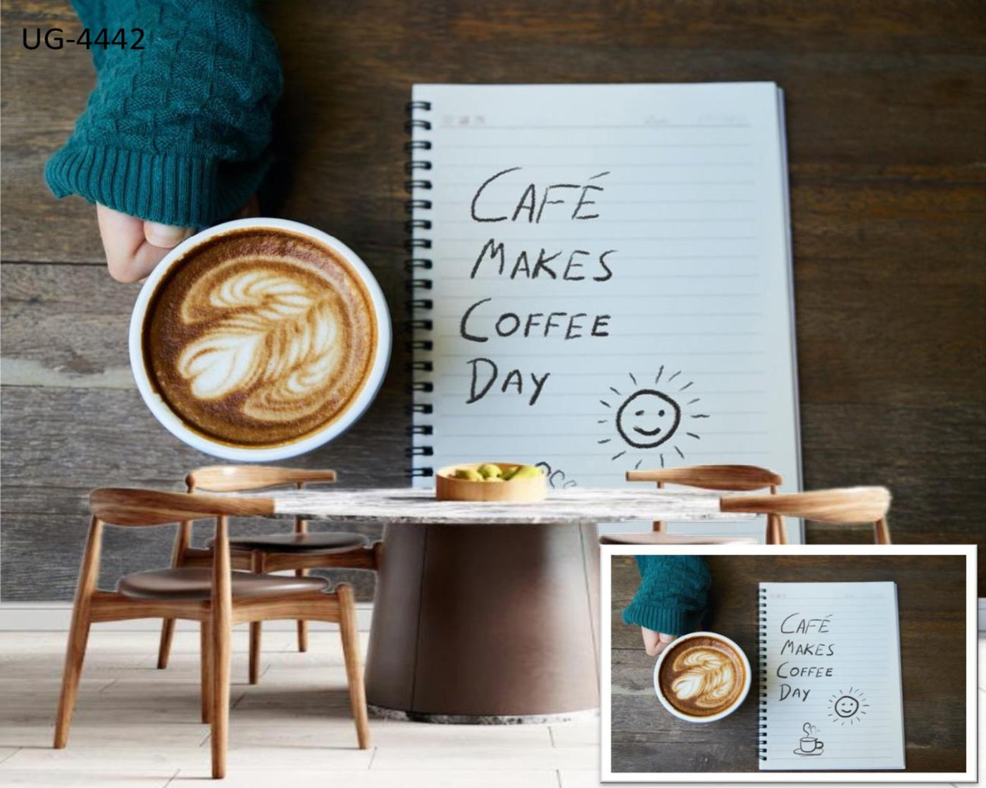 Cafe makes Coffee Day Cafe Wallpaper