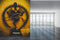 Nataraja Statue Yellow Background Wallpaper