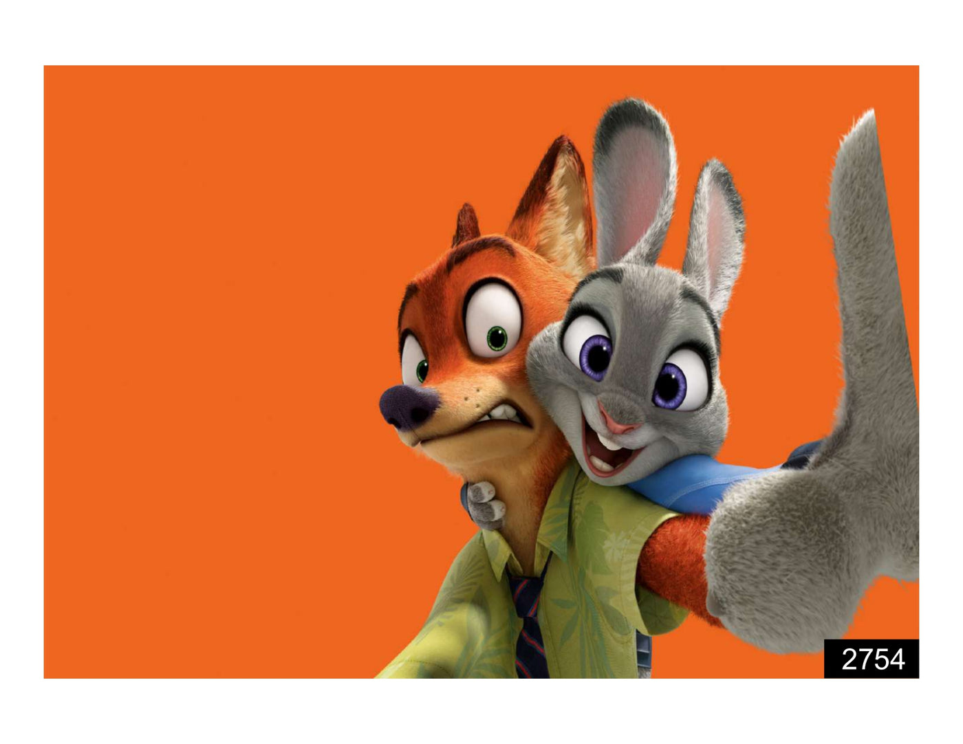 Rabit and Fox for Kids wall covering