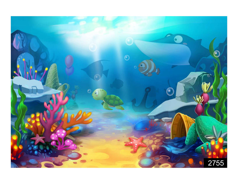 Ocean life for Kids wall covering