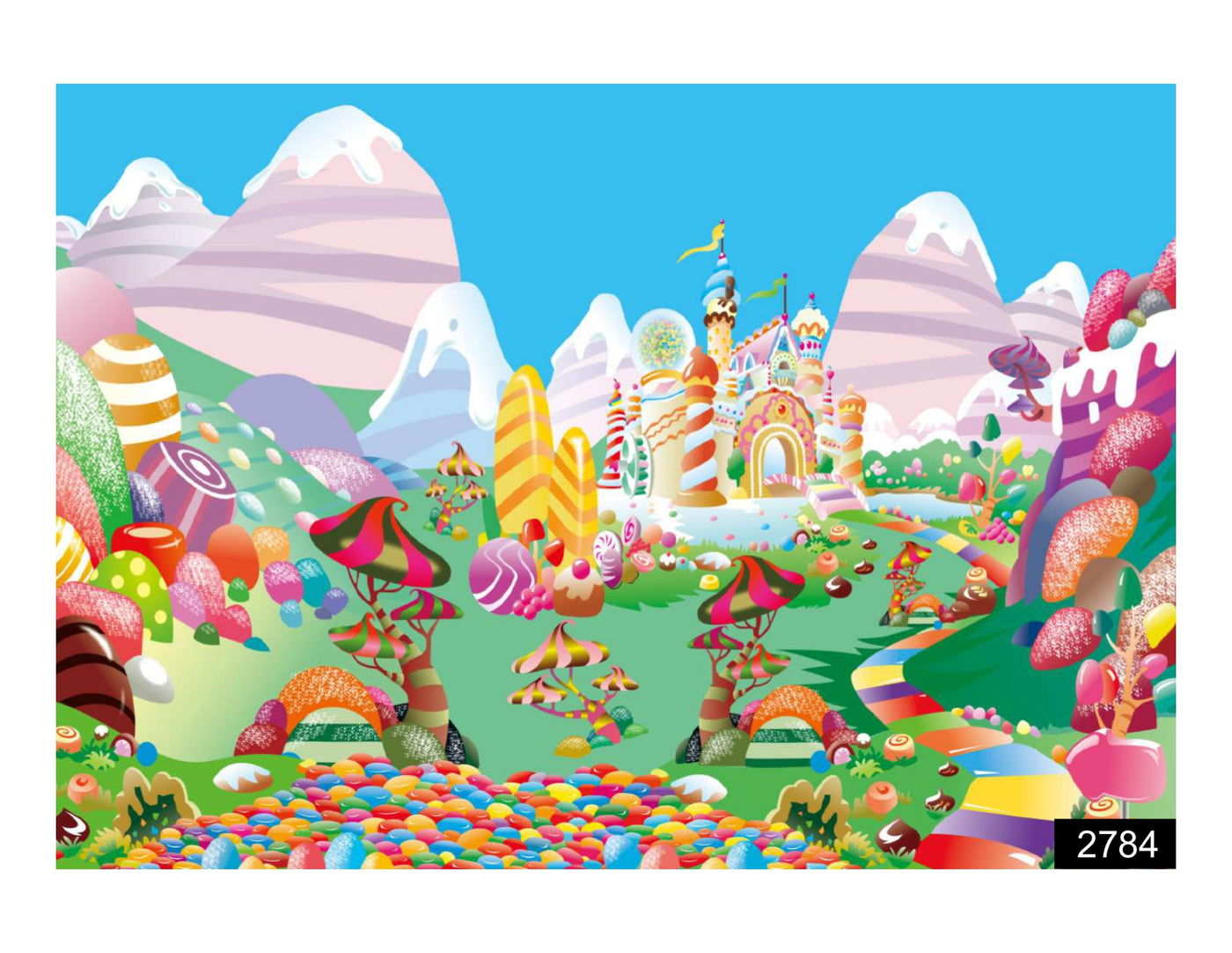 Candy Palace wall covering
