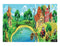 Animated Village Wallpaper for wall