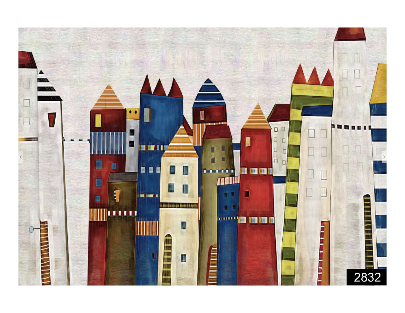 Animated Buildings Wallpaper for wall