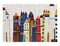 Animated Buildings Wallpaper for wall