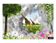 Giraffe Wallpaper for wall