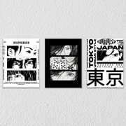 Anime Girl, Set Of 3