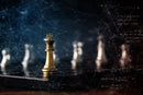 Chess Board Snow Concept Wallpaper