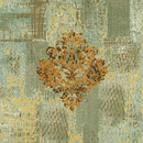 Roamania Vonzo Golden Damask Royal Wallpaper