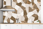 Beautiful Kitchen Tiles Pattern Customised Wallpaper