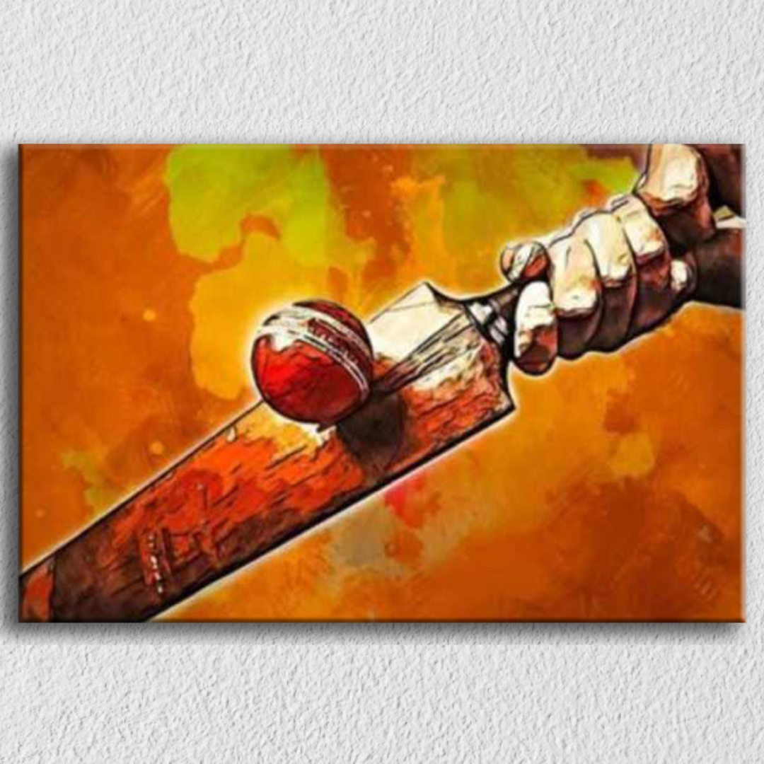 Bat And Ball Wall Art