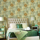 Roamania Vonzo Golden Damask Royal Wallpaper