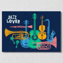 Jazz Instruments Wall Art