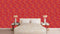 Vintage Red Print Pattern Wallpaper