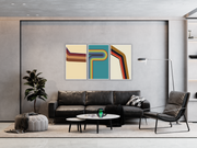 Lines Abstract, Set Of 3